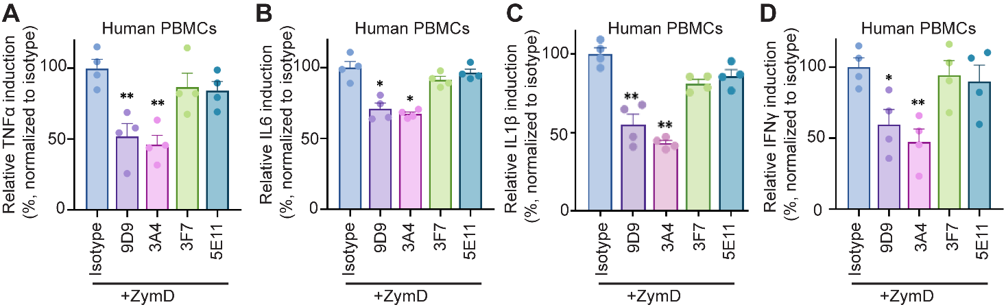 Agonistic anti-DCIR antibody inhibits ITAM-mediated inflammatory signaling and promotes immune resolution